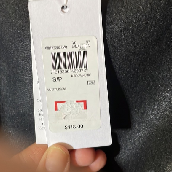 GUESS Body con fitted “oiled jean” LBD! 🔥 - Picture 5 of 6